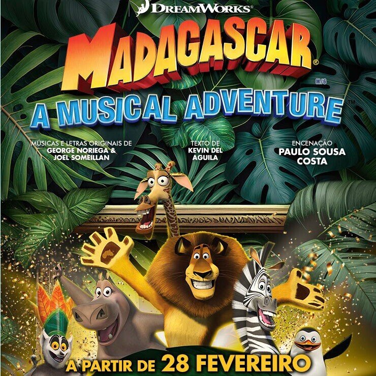 MADAGÁSCAR – UMA AVENTURA MUSICAL | Teatro