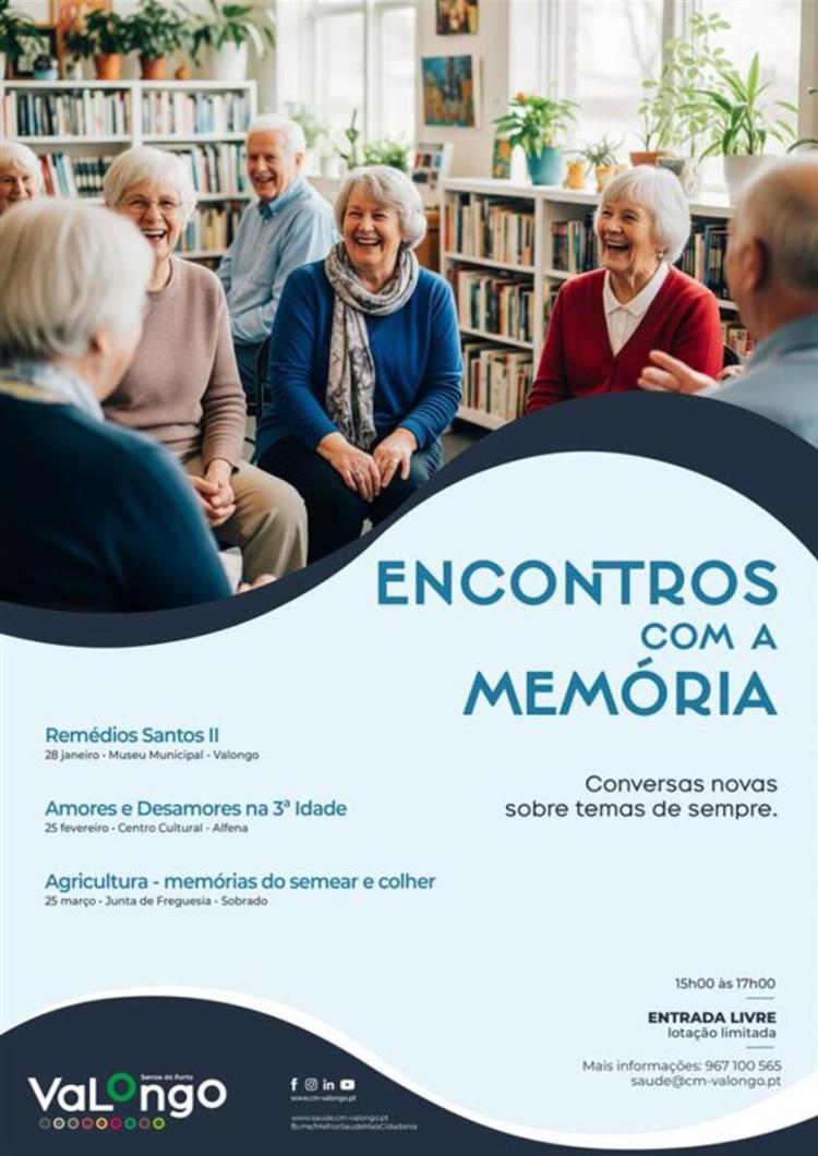 Encontros com a Memória já tem sessões agendadas para o primeiro trimestre de 2026