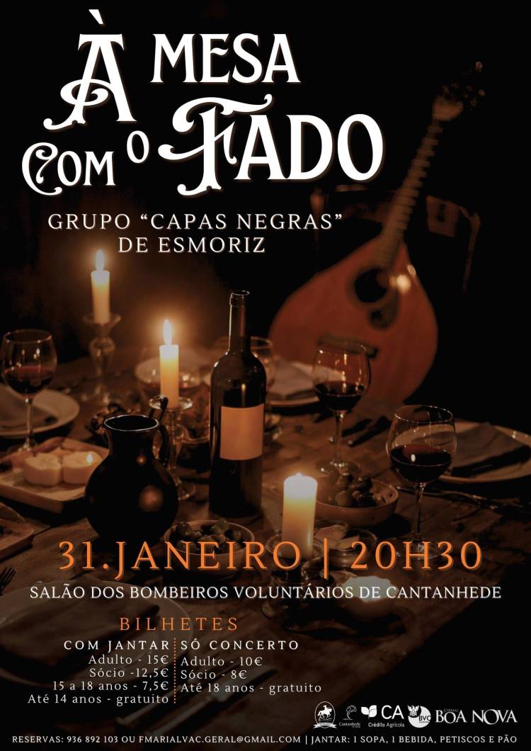 À mesa com o Fado