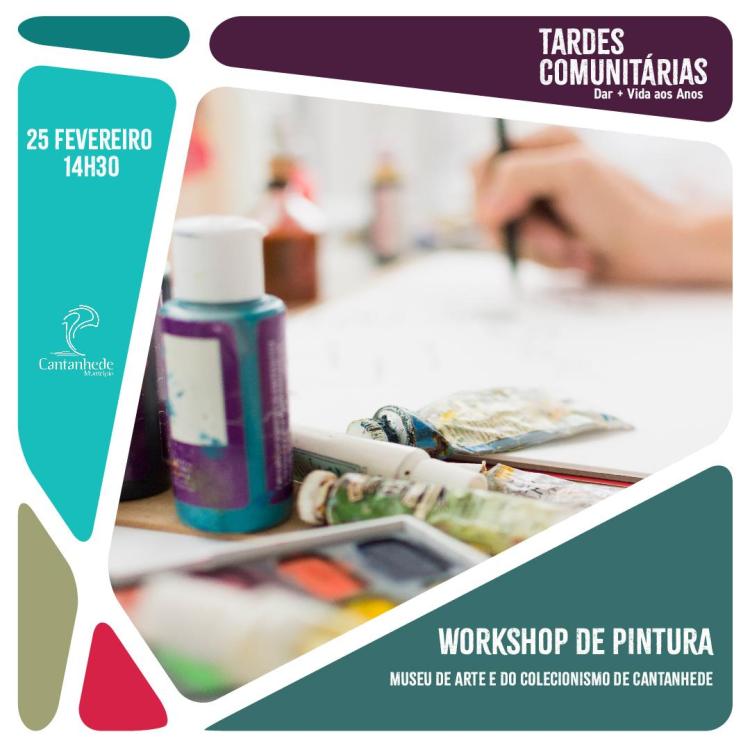 Tardes Comunitárias - Workshop de pintura
