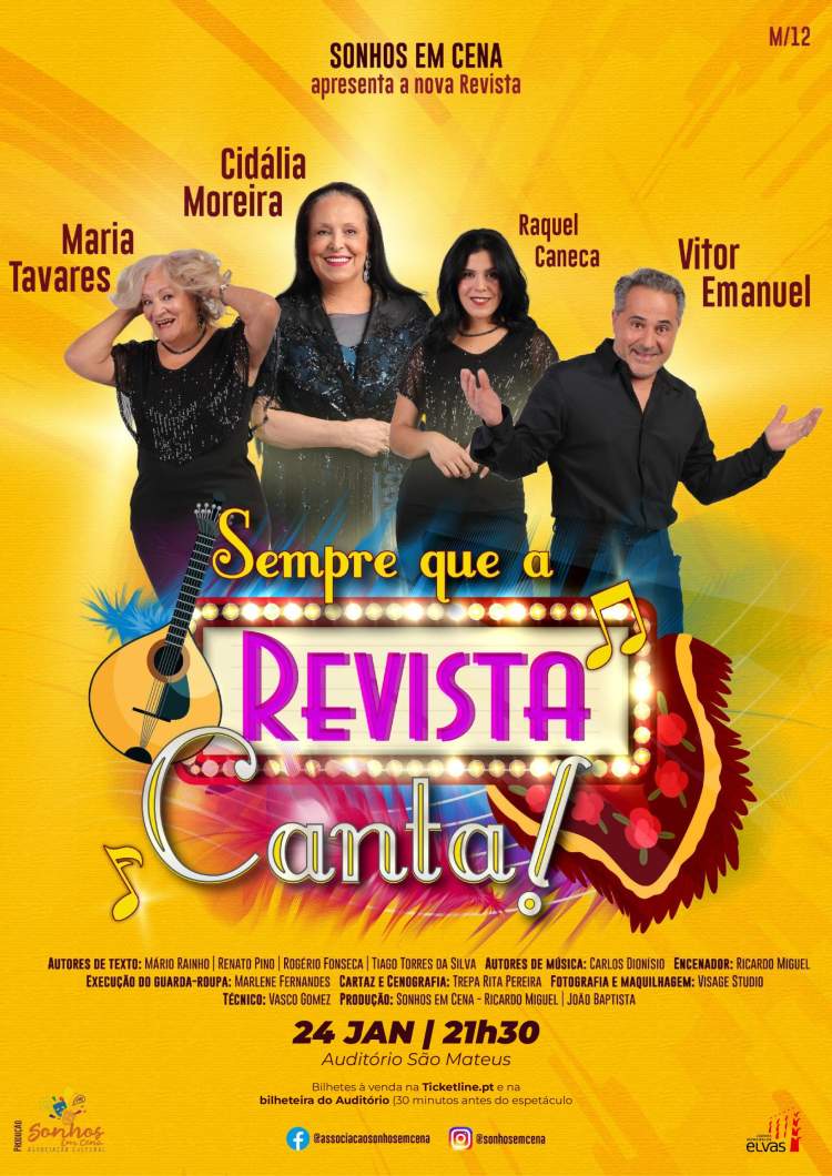 Teatro Musical “SEMPRE QUE A REVISTA CANTA”