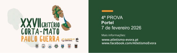Portel recebe a 4.ª prova do XXVII Critério de Corta-Mato Paulo Guerra