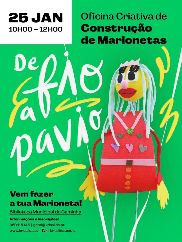 Oficina de Construção de Marionetas - De Fio a Pavio