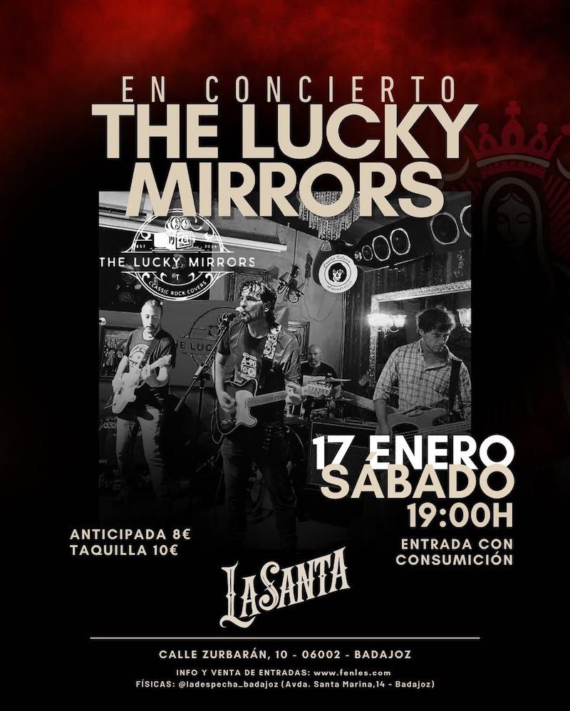 The Lucky Mirrors en concierto