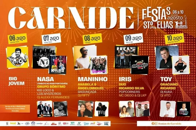 Festas de Santo Elias em Carnide 2026