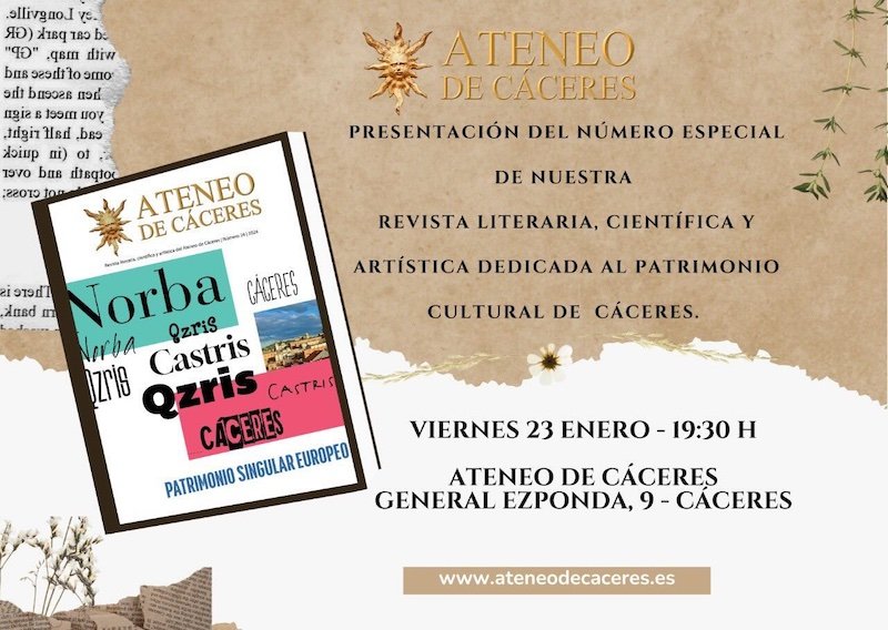 Presentación del número especial de la revista Norba