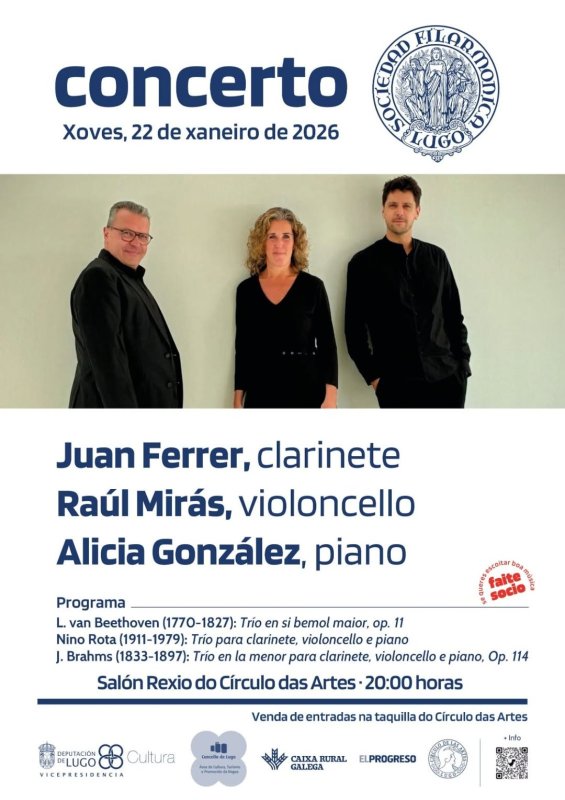 CONCERTO | Juan Ferrer, Raúl Mirás e Alicia González