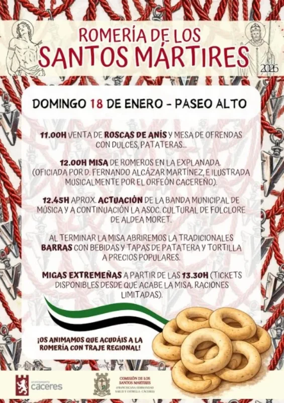 Romería de los Santos Mártires 2026