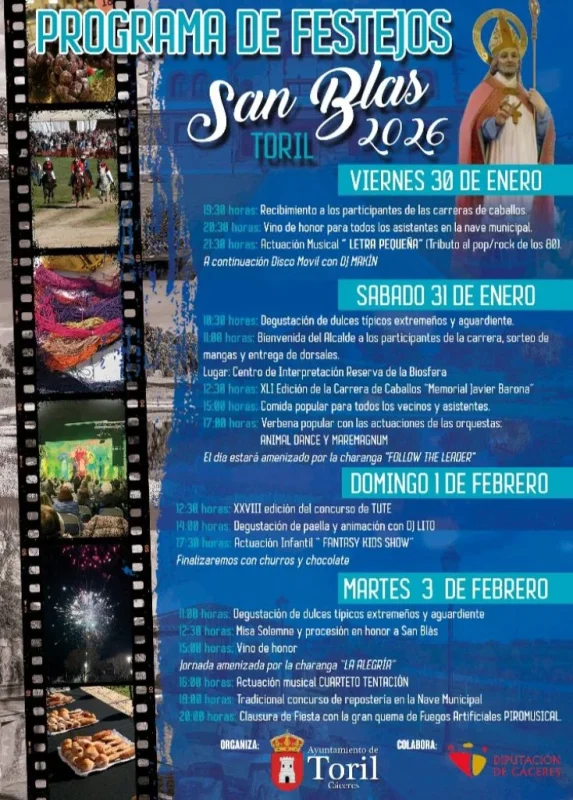 Festejos de San Blas 2026 en Toril