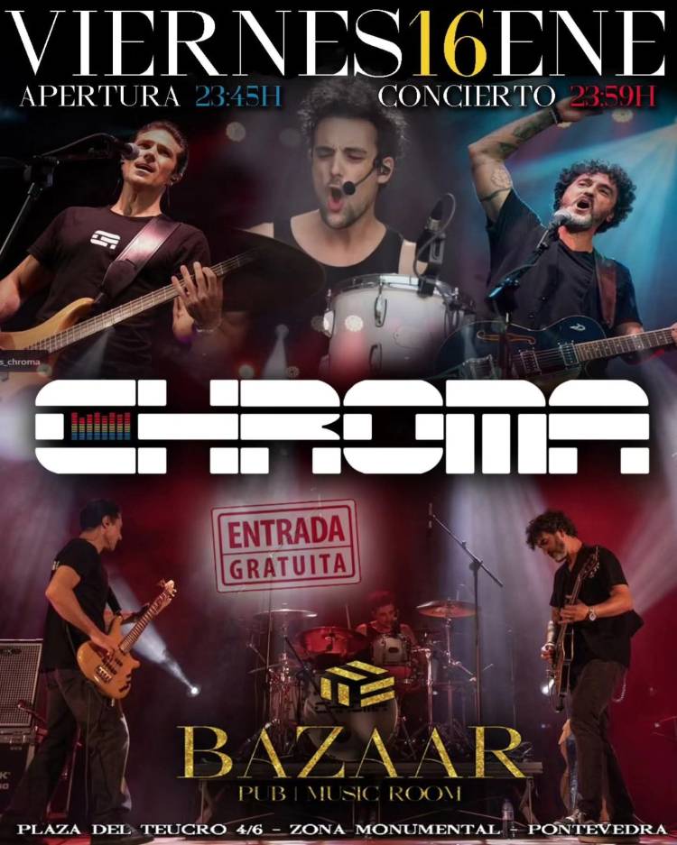 Concierto de CHROMA ( versiones pop-rock )