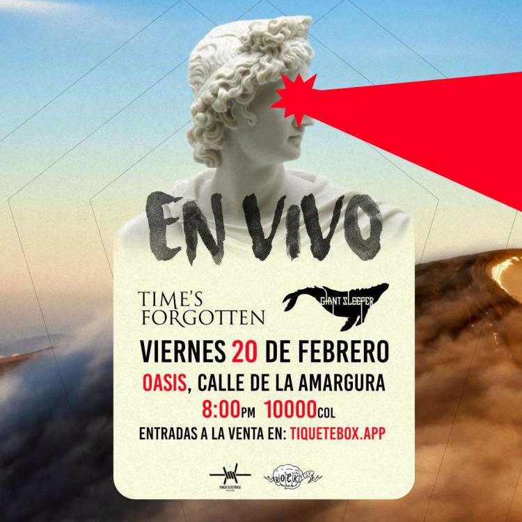 Time’s Forgotten y Giant Sleeper en vivo