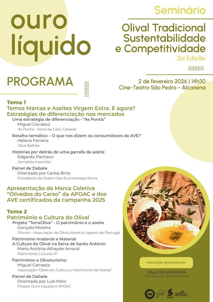 Seminário “Olival Tradicional – Sustentabilidade e Competitividade” – 2ª edição