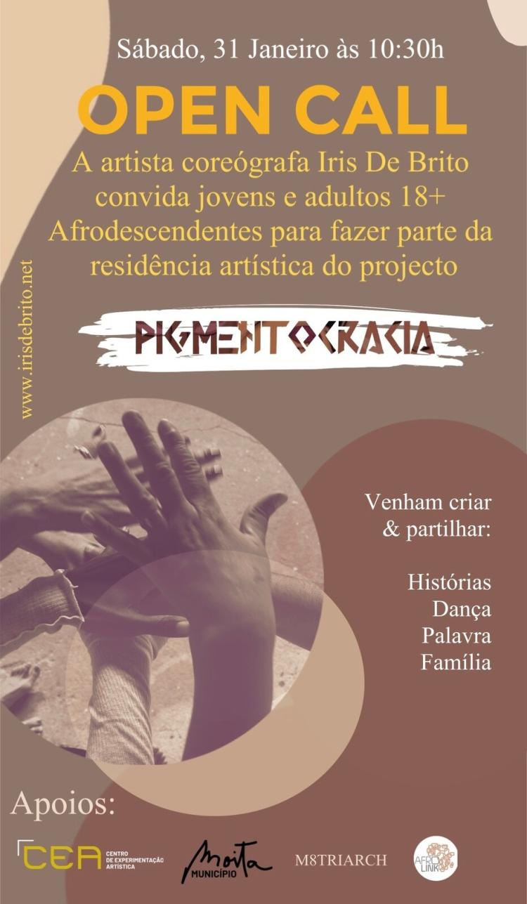Open Call: Sessão aberta para a comunidade afrodescendente