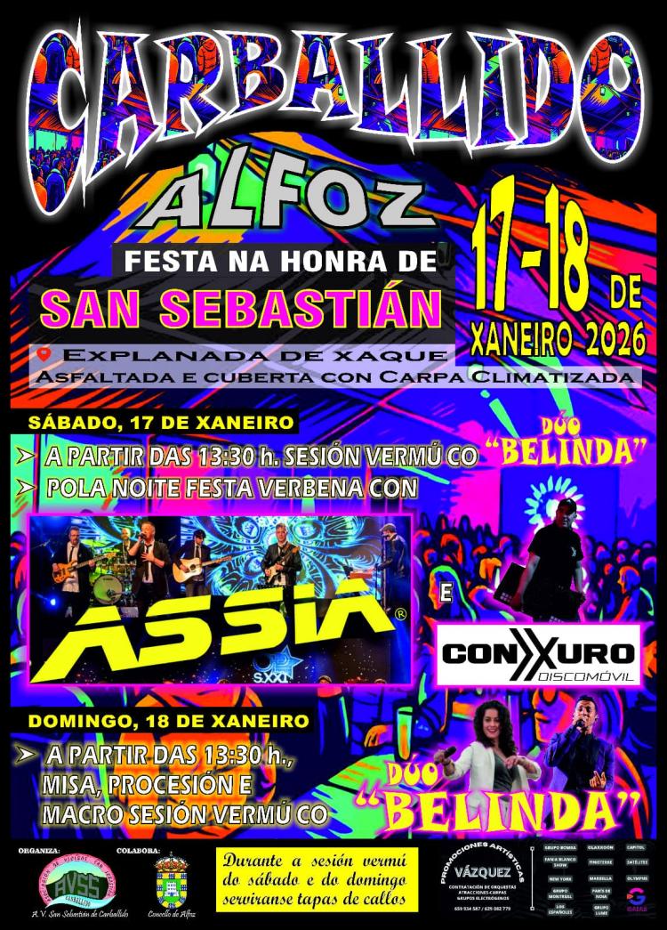 FESTAS DE SAN SEBASTIÁN 2026 | Alfoz