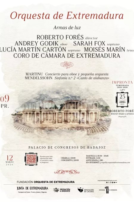 CONCIERTO DE LA ORQUESTA DE EXTREMADURA - ARMAS DE LUZ