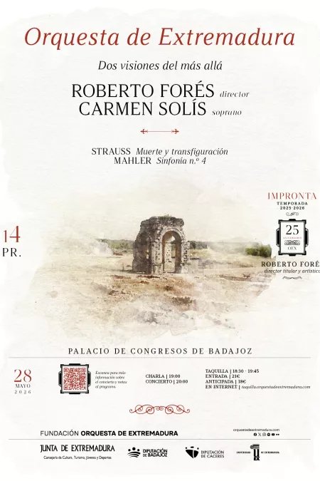 CONCIERTO DE LA ORQUESTA DE EXTREMADURA - DOS VISIONES DEL MÁS ALLÁ