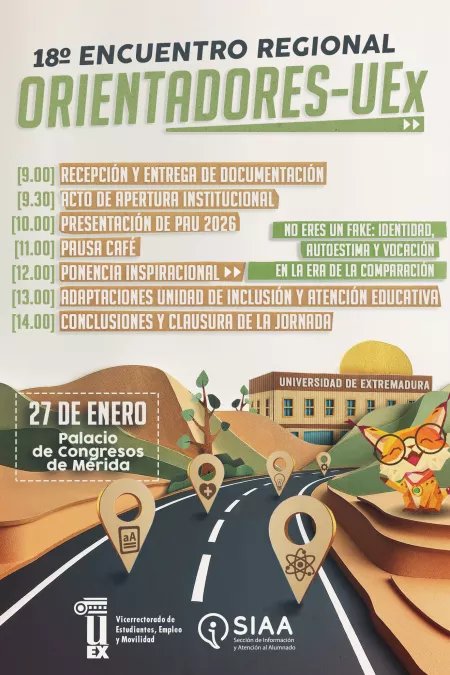 18º ENCUENTRO REGIONAL ORIENTADORES SIAA UEX