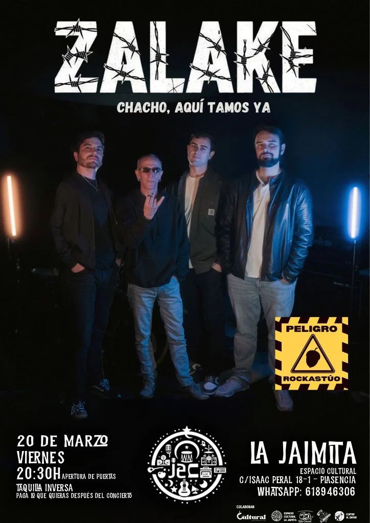 Rock castúo 2.0 en la Jaimita de la mano de Zalake