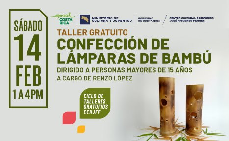 Taller: Confección de lámparas de bambú