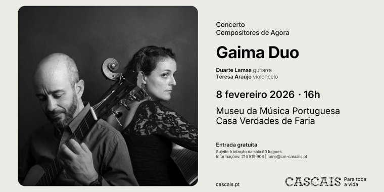 Concerto “Compositores de agora', pelo Gaima Duo