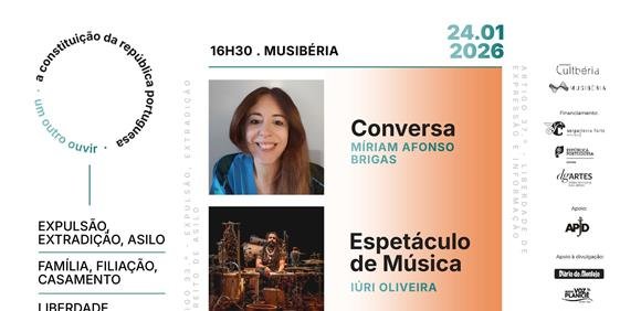 Conversa e espetáculo de música