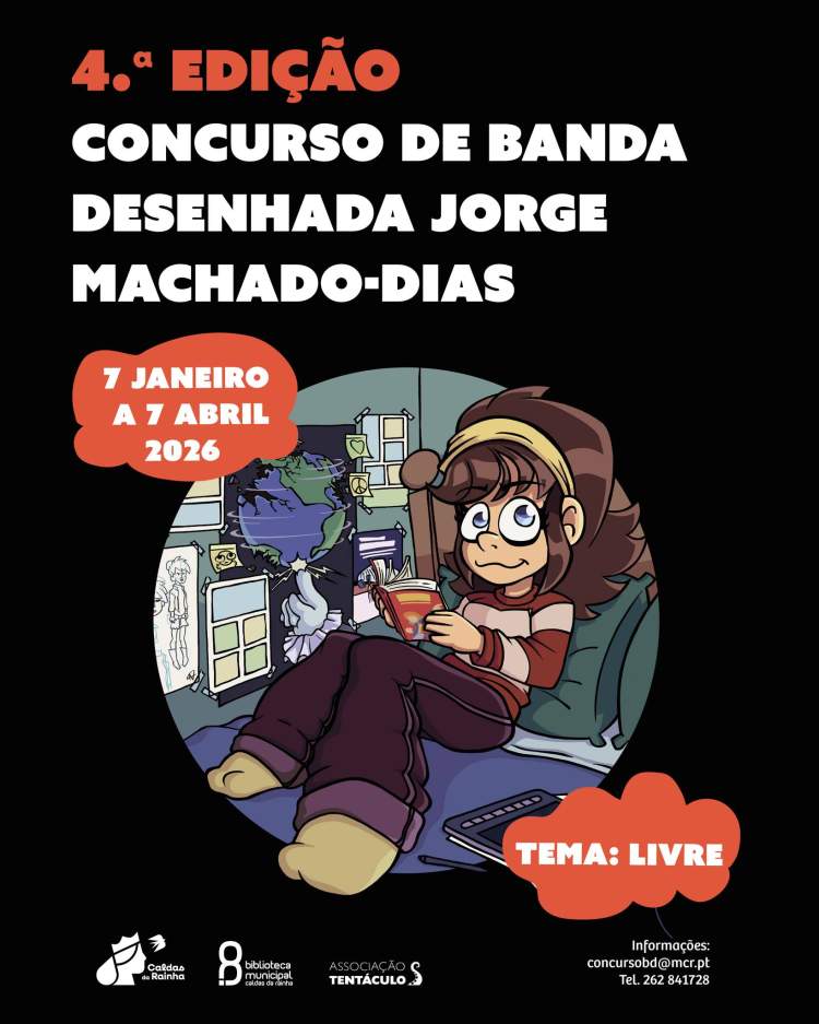 4.ª EDIÇÃO DO CONCURSO DE BANDA DESENHADA JORGE MACHADO-DIAS | 2026
