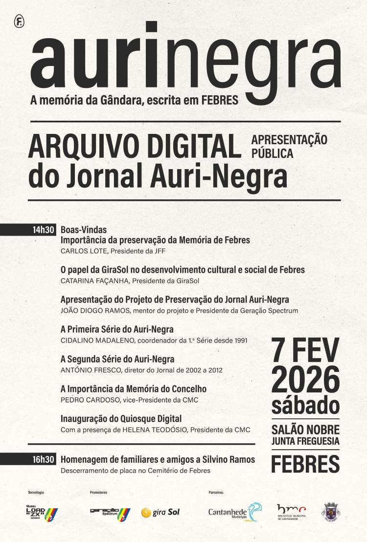 Apresentação Pública do Arquivo Digital do Jornal Auri-Negra