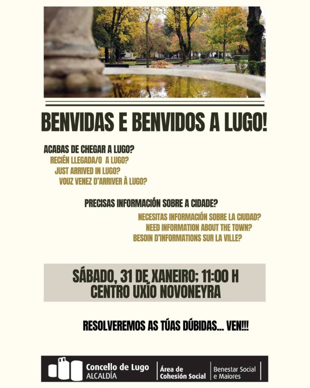 Benvidas e Benvidos a Lugo!