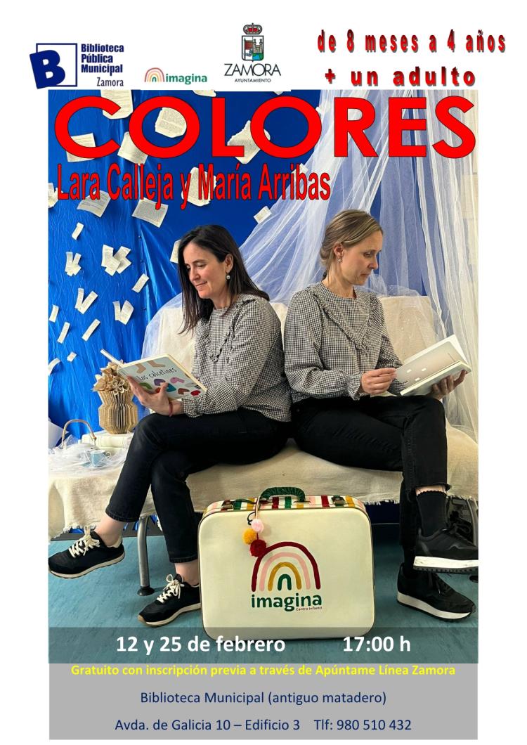¡Colores! 1ª sesión, Con Lara Calleja y María Arribas