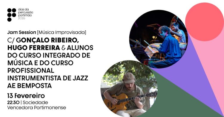 DPP'26 | Jam Session [Música Improvisada] com Gonçalo Ribeiro e Hugo Ferreira 