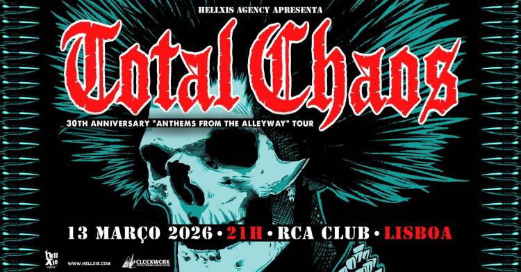 TOTAL CHAOS + supports @ RCA Club - Lisboa