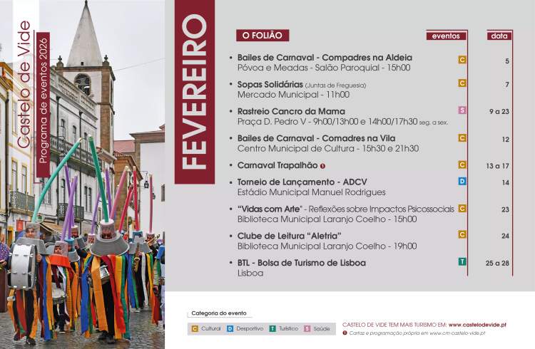 PROGRAMA DE EVENTOS - FEVEREIRO