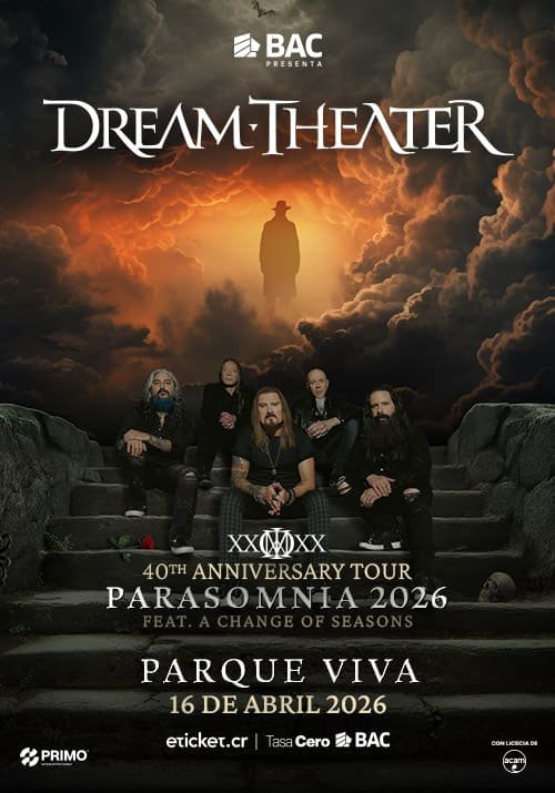 DREAM THEATER - EVENTO PARA MAYORES DE 15 AÑOS