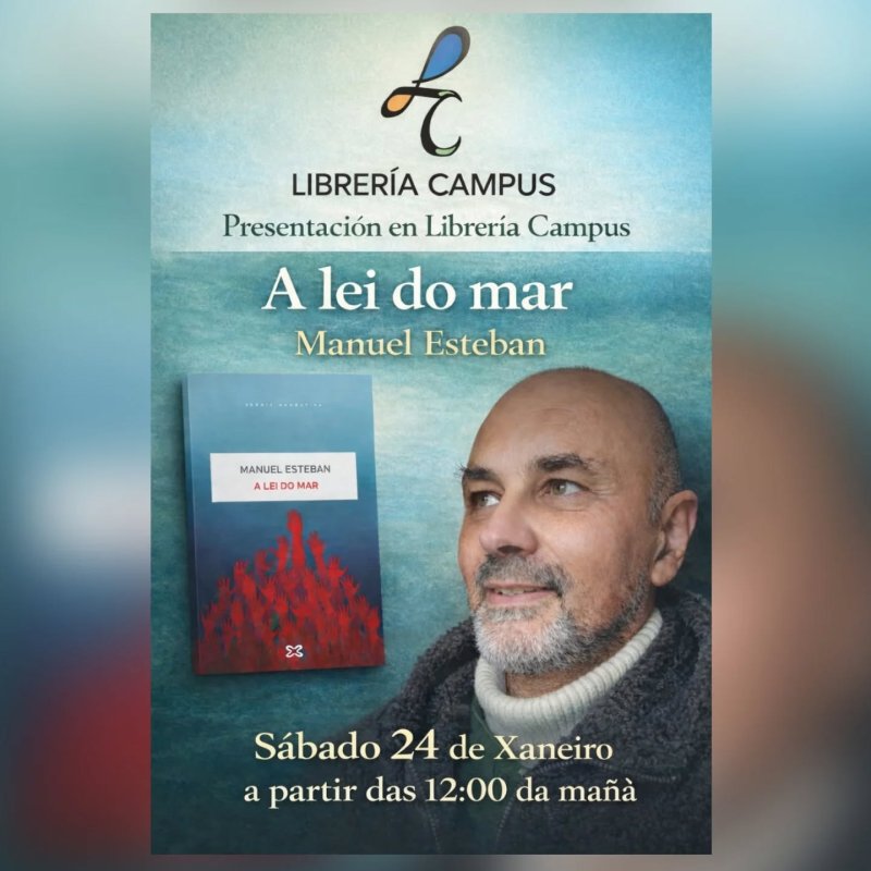 Presentación de A lei do mar' de Manuel Esteban