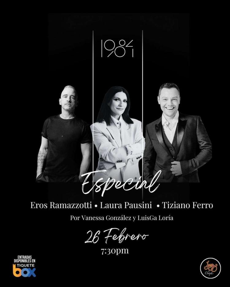 Especial Eros Ramazzotti · Laura Pausini · Tiziano Ferro