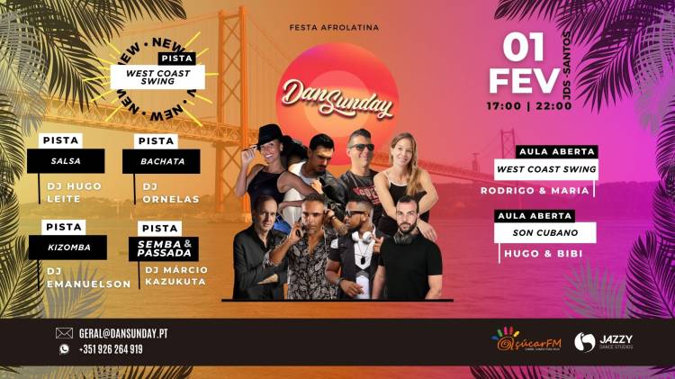 DanSunday | Festa Afrolatina | 01 FEV - NOVA PISTA!!! 