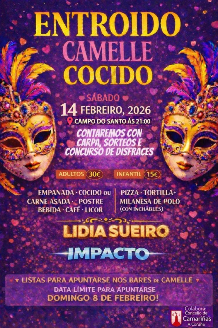 Entroido en Camelle 2026