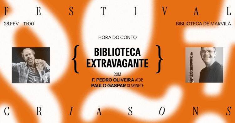 Biblioteca Extravagante com F. Pedro Oliveira e Paulo Gaspar (clarinetista)