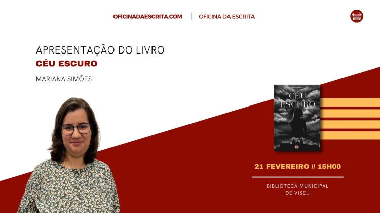 Apresentação do Livro Céu Escuro, de Mariana Simões