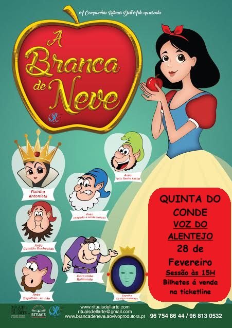 musical BRANCA DE NEVE na QUINTA DO CONDE