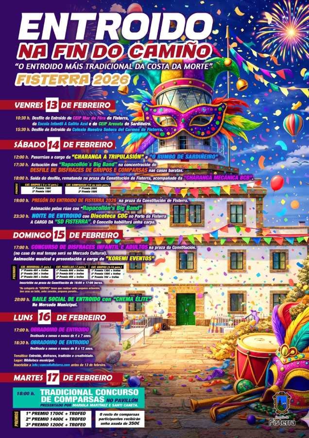 Entroido 2026 en Fisterra