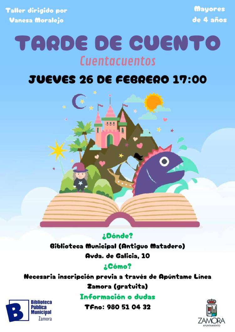 Tarde de cuento, con Vanesa Moraleja