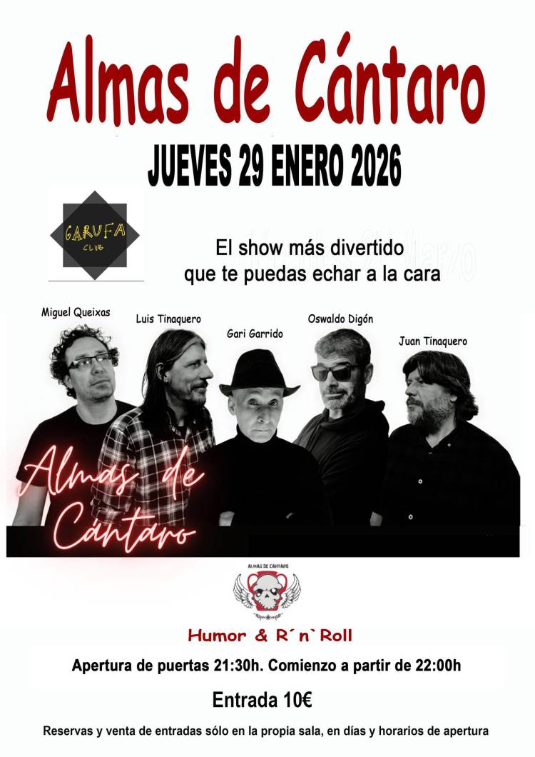 ALMAS DE CÁNTARO (Show de Humor & Rock)