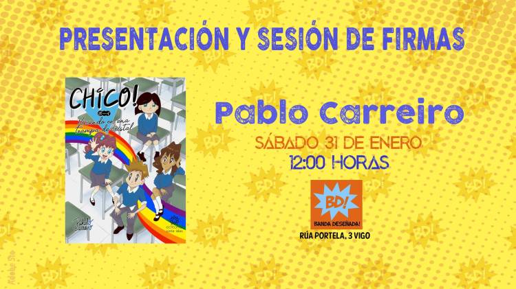 PRESENTACIÓN CHICO! VIVIENDO EN UNA TRAMPA DE CRISTAL CON PABLO CARREIRO