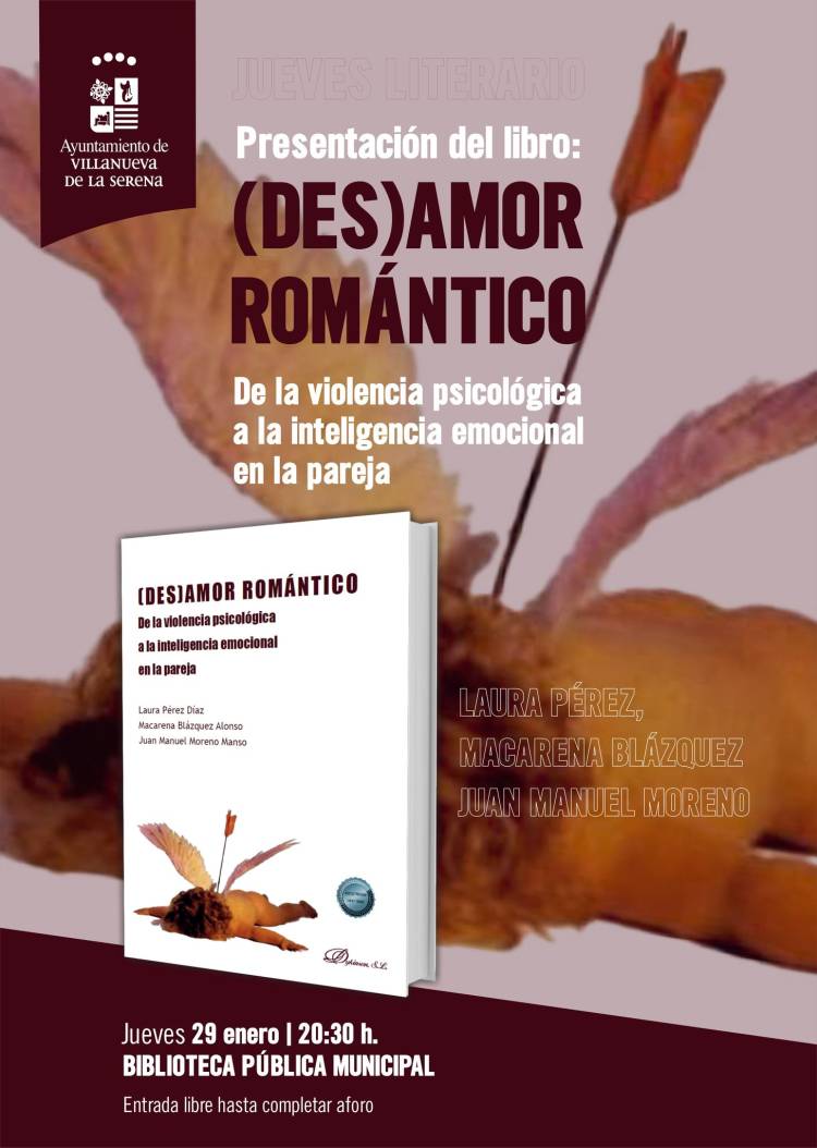 Jueves Literario, presentación del libro'(DES)AMOR ROMÁNTICO'