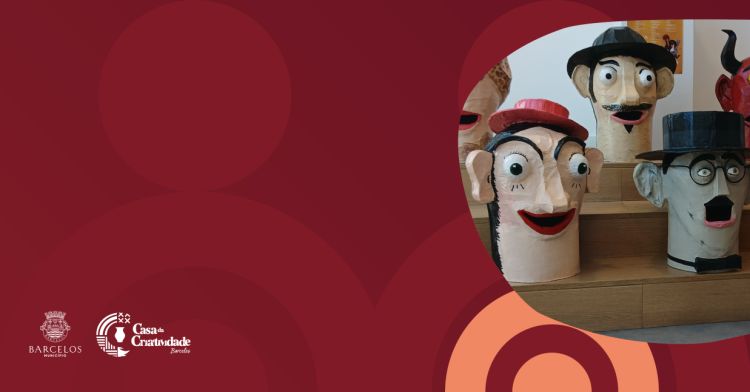 Construção de cabeçudos, com Márcio Fernandes