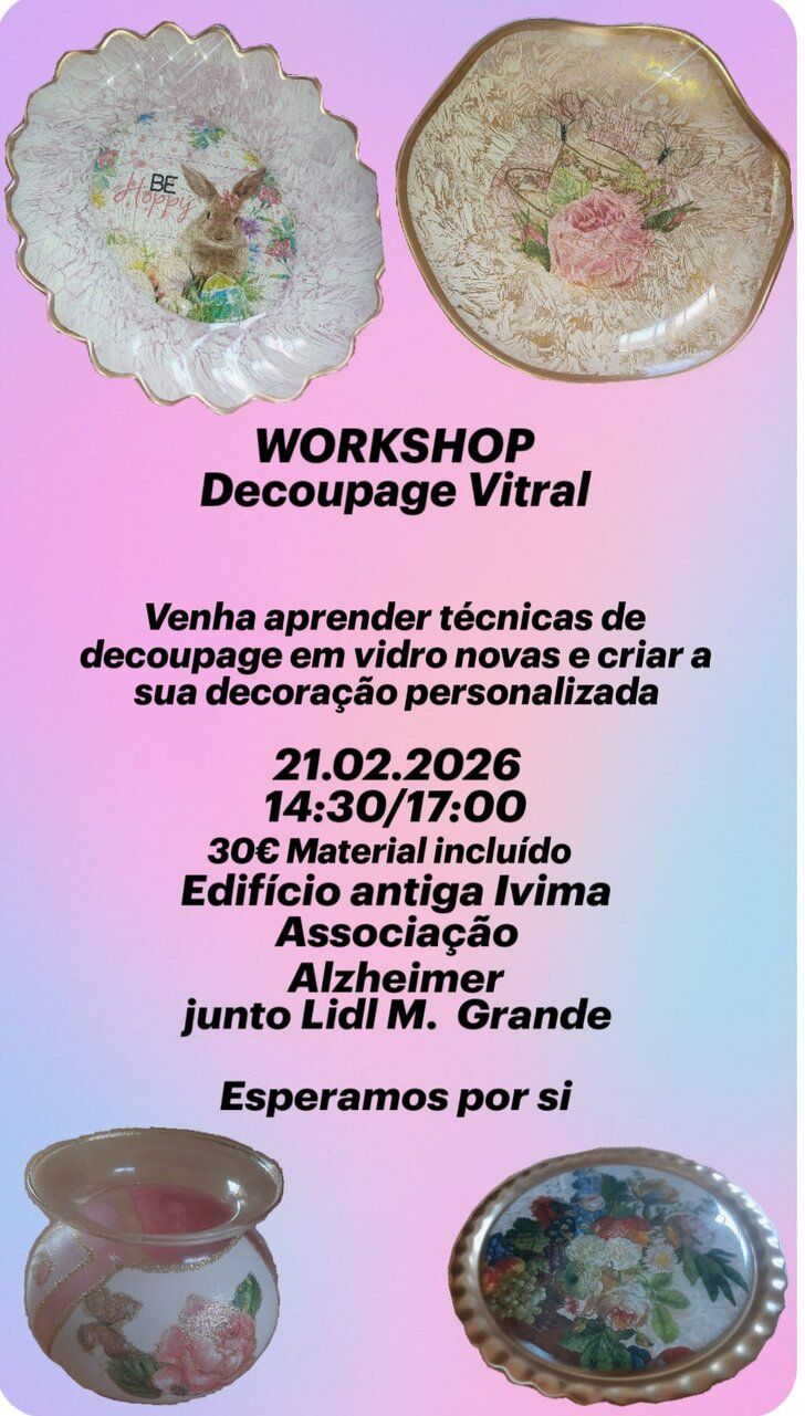 WORKSHOP | Decoupage Vitral