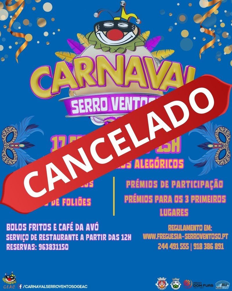 Desfile de Carnaval de Serro Ventoso - Cancelado