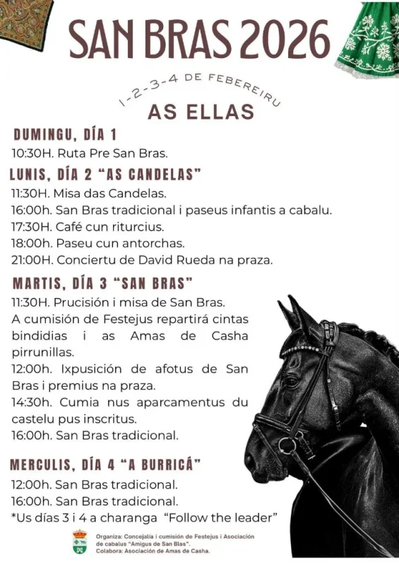 San Bras 2026 en As Ellas