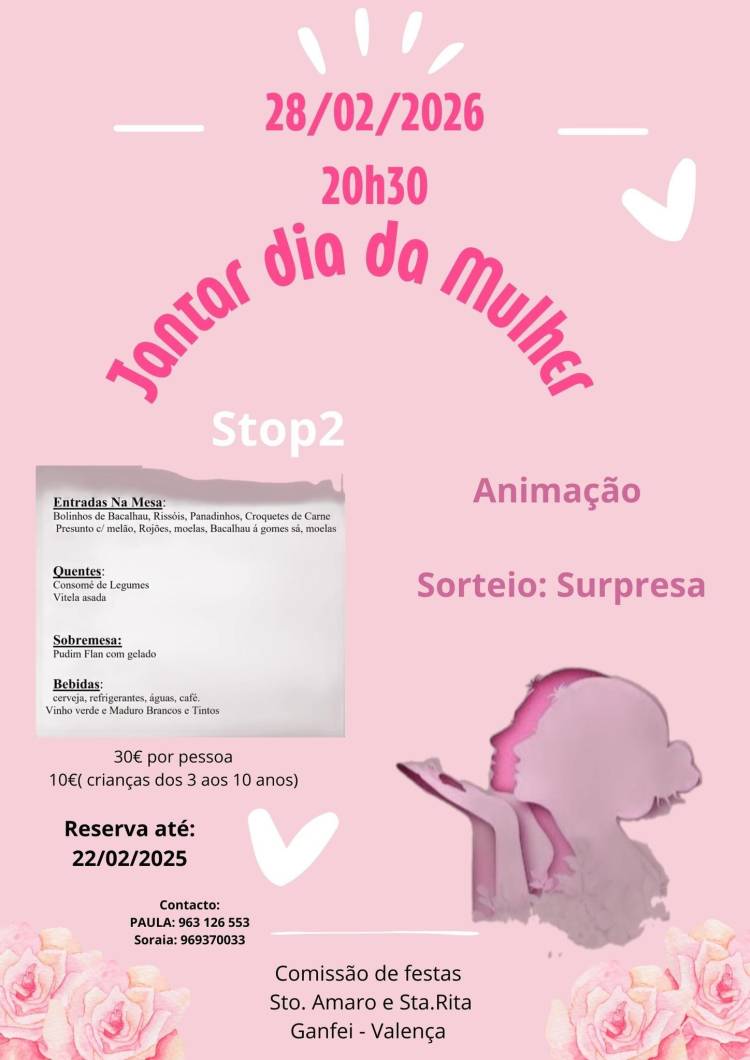 Jantar do Dia da Mulher Ganfei